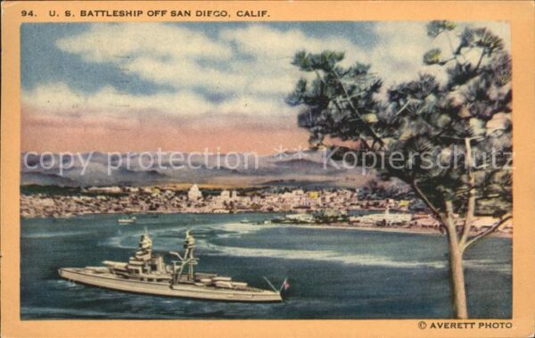 San Diego California US Battleship