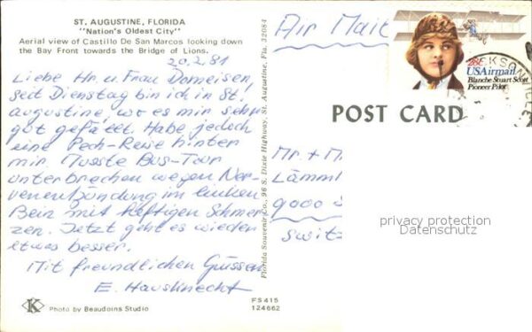St Augustine Fliegeraufnahme – Bild 2