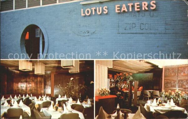New York City Lotus Eaters Restaurant Lounge Third Av