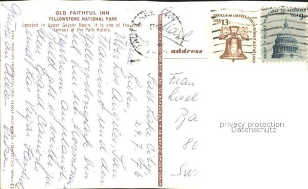 Yellowstone National Park Old Faithful Inn – Bild 2
