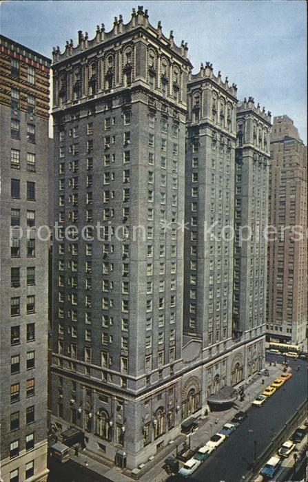 New York City Manger Vanderbilt Hotel Park Avenue Aut