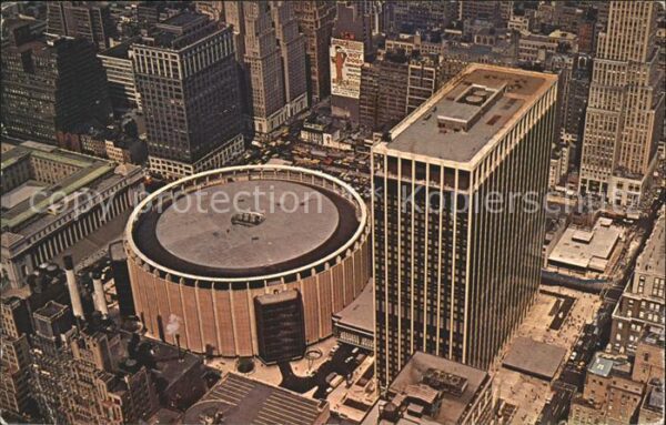 New York City Fliegeraufnahme Madison Square Garden C