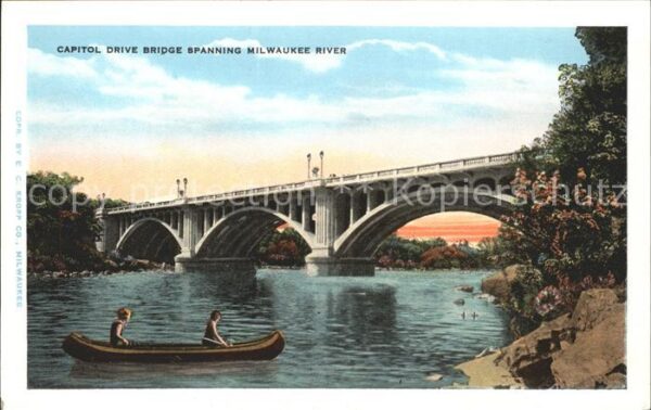 Milwaukee Wisconsin Capitol Drive Bridge Spanning