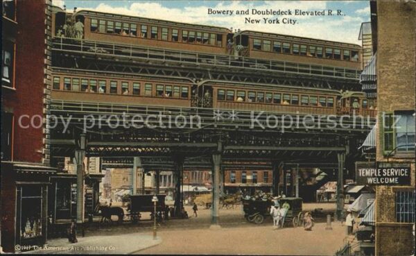New York City Bowery and Doubledeck Elevated R.R. Pfe