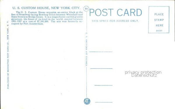 New York City U.S. Custom House – Bild 2