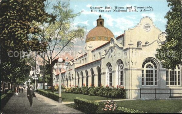 Quapaw Bath House and Promenade Hot Springs Na