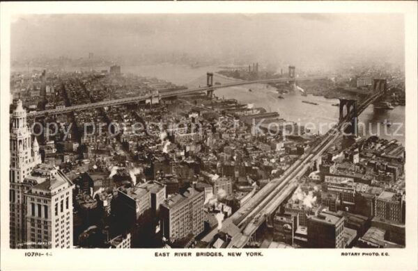 New York City East River Bridge