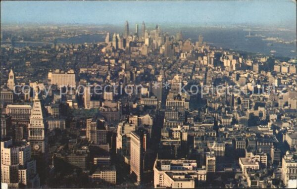 New York City Looking South Skyline from Empire State