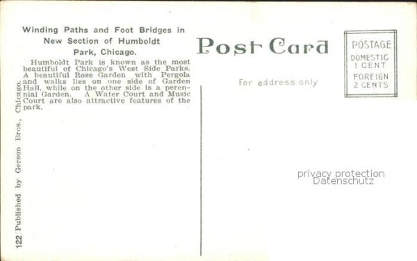Chicago Illinois Humboldt Park – Bild 2