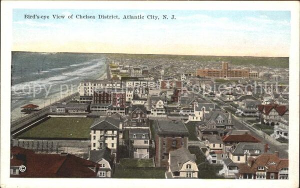 Atlantic City New Jersey Fliegeraufnahme Chelsea District
