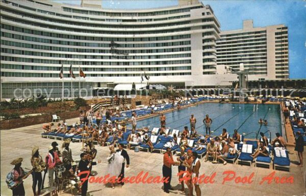 Miami Beach Fontainbleau Hotel Pool