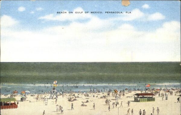 Pensacola Beach on Gulf of Mexico