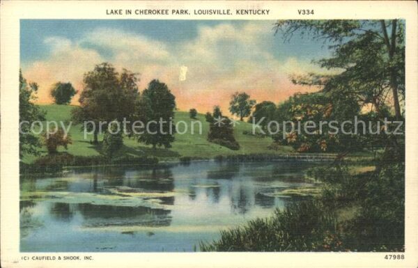 Louisville Kentucky Lake in Cherokee Park