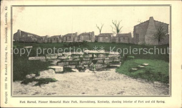 Harrodsburg Kentucky Fort Harrod Pionier Memorial State Park