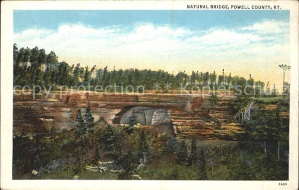 Kentucky US-State Natural Bridge Powel County