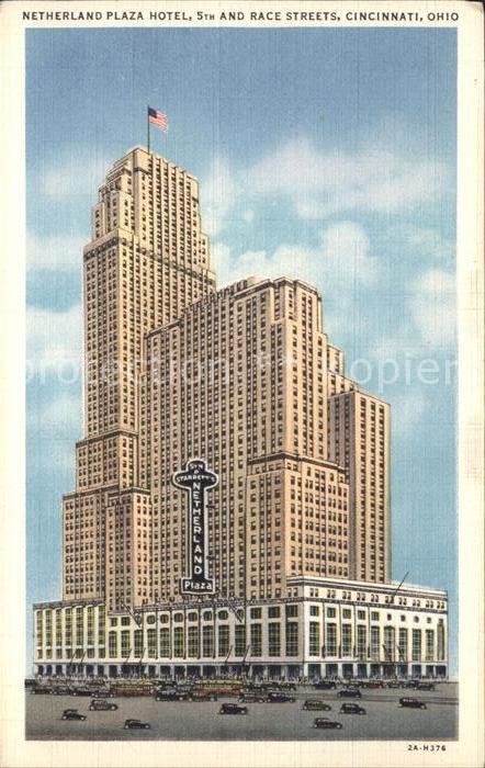 Cincinnati Ohio Netherland Plaza Hotel 5th and Race Str