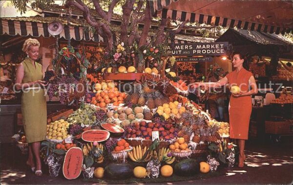 Los Angeles California Farmers Market Obst Frauen