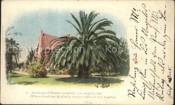 Los Angeles California Residence of Homer Langhlin