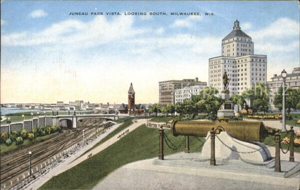 Milwaukee Wisconsin Juneau Park Vista Kanone