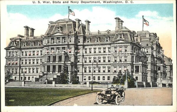 Washington DC U.S. War State and Navy Department