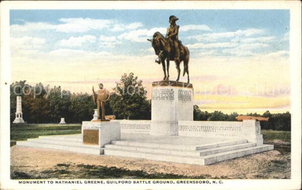 Greensboro North Carolina Monument to Nathaniel Greene