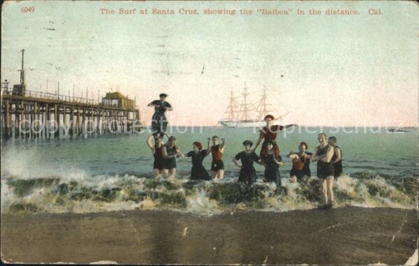 Santa Cruz California Beach Surf Balboa