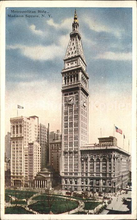 New York City Metroplolitan Building Madison Square