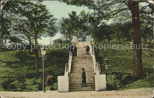 New York City Steps St. Mary Park Bronx