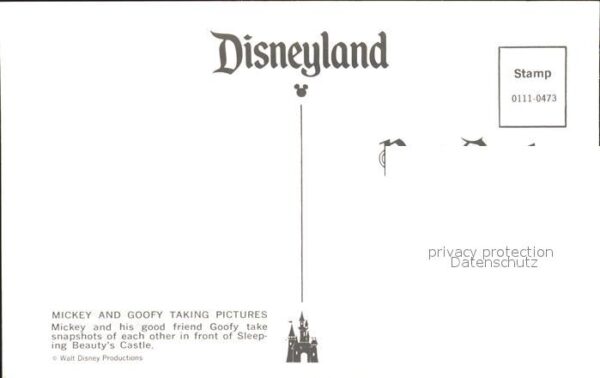 Disneyland Orlando Mickey Goofy Sleeping Beauty's Castle F – Bild 2