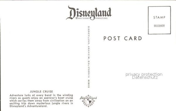 Disneyland Orlando Jungle Cruise Nilpferde Boot – Bild 2