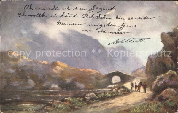 Verlag Tucks Oilette Nr. 7423 Gap Killarney Ireland