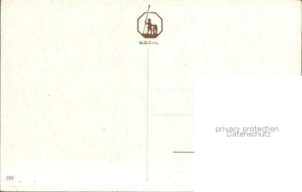 Kuenstlerkarte R. Mauch Ein süsses Herz Nr. 709 Lebkuc – Bild 2