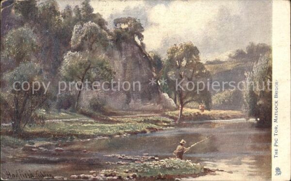 Verlag Tucks Oilette Nr. Pic Tor Matlock Bridge Hadfield Cubley