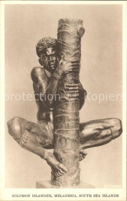 Skulpturen Solomon Islander Melanesia Field Museum