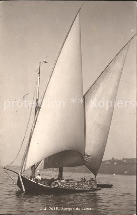 Segelboote Barque du Leman