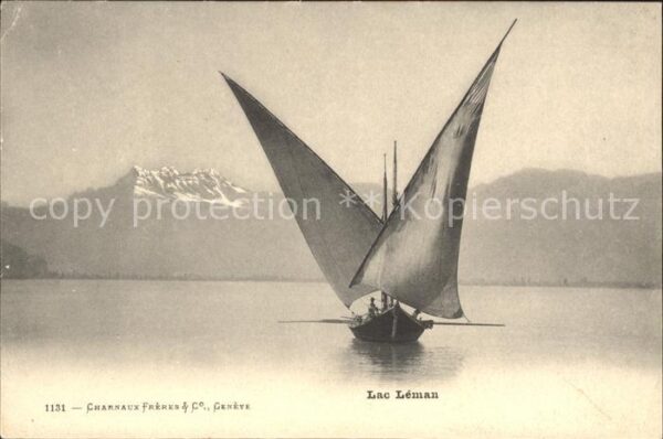 Segelboote Lac Leman