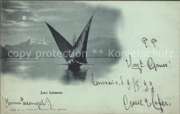Segelboote Lac Leman
