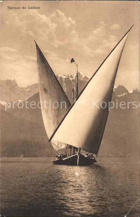 Segelboote Barque du Leman