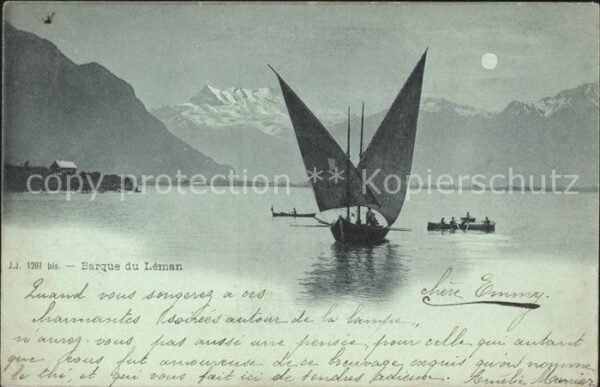 Segelboote Barque du Leman