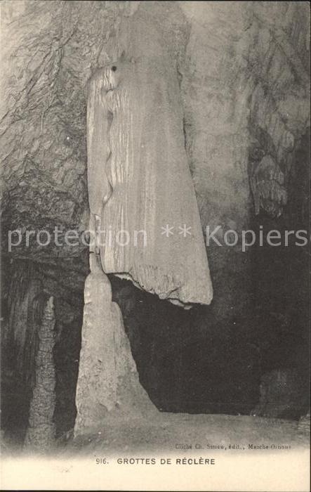 Hoehlen Caves Grottes Grottes de Reclere