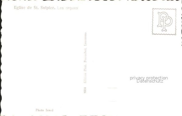 Kirchenorgel Eglise St. Sulpiee – Bild 2