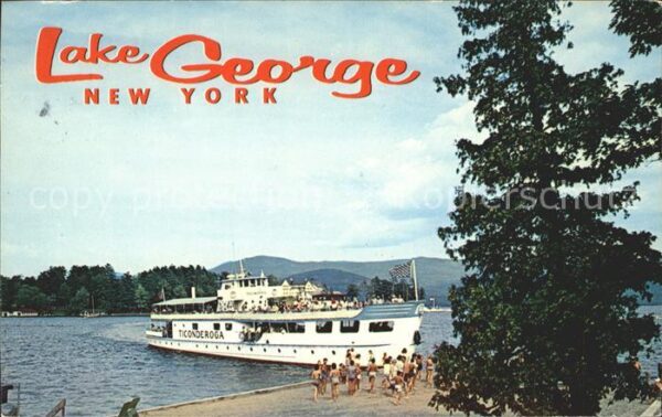 Faehre Ferry Bac Traghetto-- Ticonderoga Lake George New York