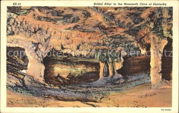 Hoehlen Caves Grottes Bridal Altar Mammoth Cave Kentucky
