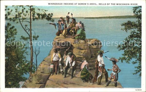 Indianer Native American Winnebago Indians Demon's Anvil Wiscons