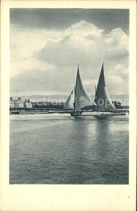 Segelboote Segelschiff Genfersee