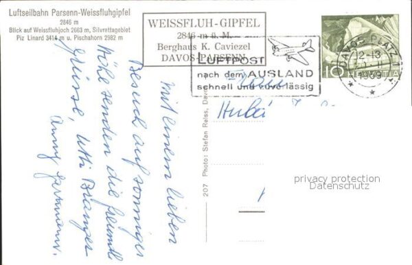 Seilbahn Parsenn-Weissfluhgipfel Silvrettagebiet – Bild 2