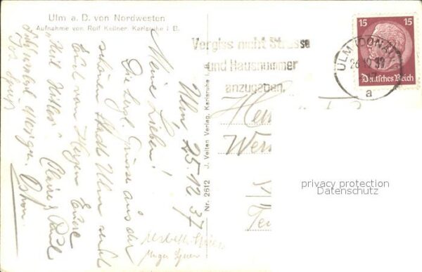 Foto Kellner Rolf Nr. 2612 Ulm a.D. Münster – Bild 2