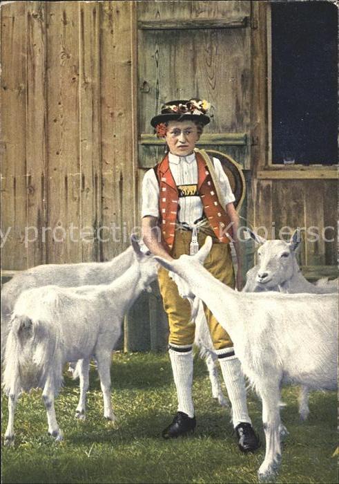 Geiss Kind Tracht Appenzell Gaissbub