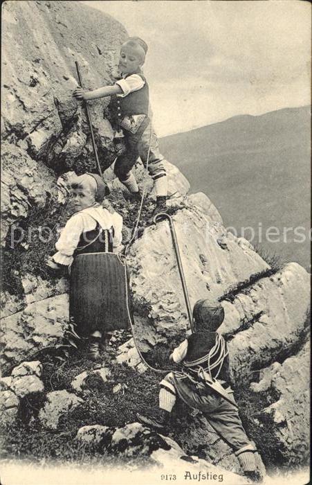 Bergsteigen Klettern Kinder