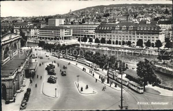 Strassenbahn Zürich Bahnhofquai